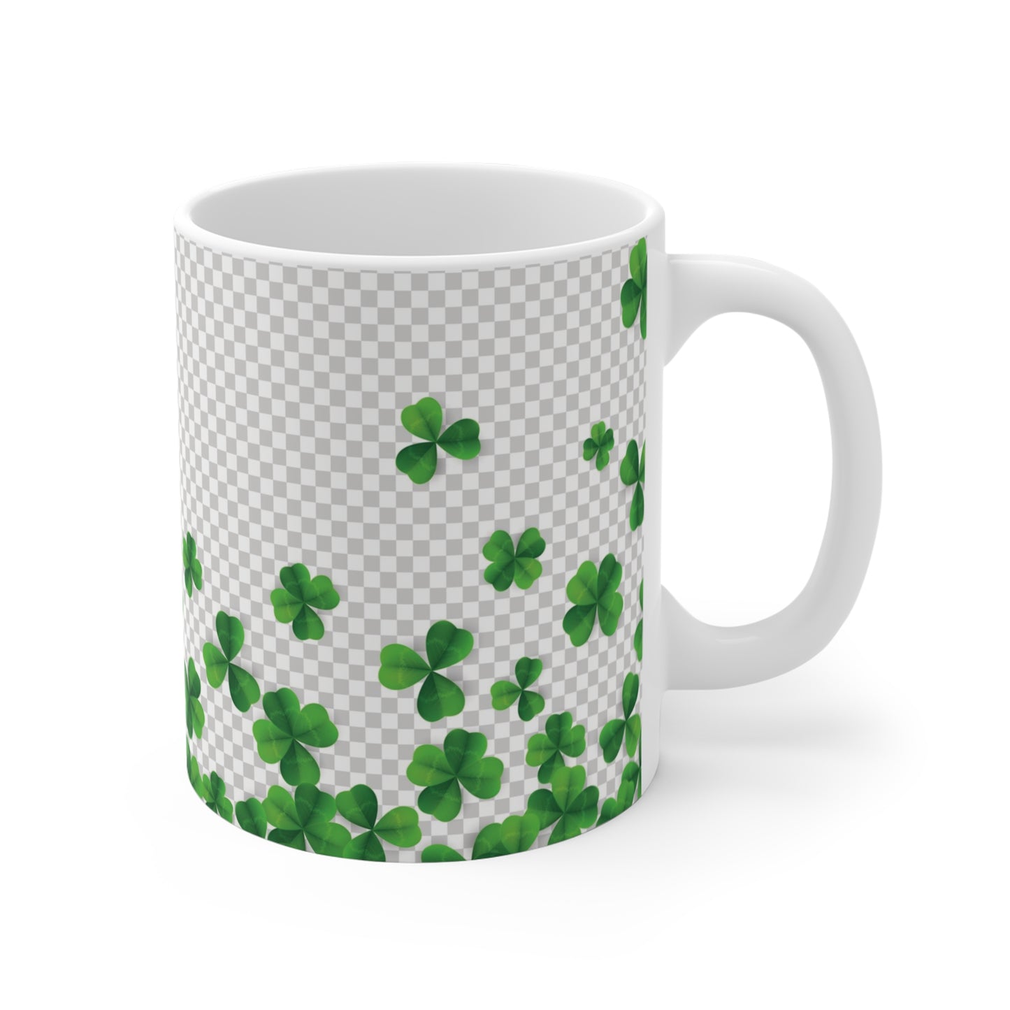 Lucky Clover 11oz Mug - Perfect for St. Patrick's Day or Everyday Enjoyment