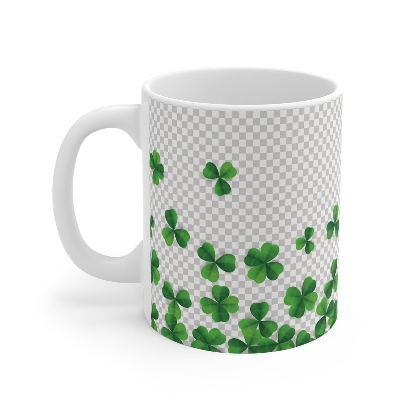 Lucky Clover 11oz Mug - Perfect for St. Patrick's Day or Everyday Enjoyment