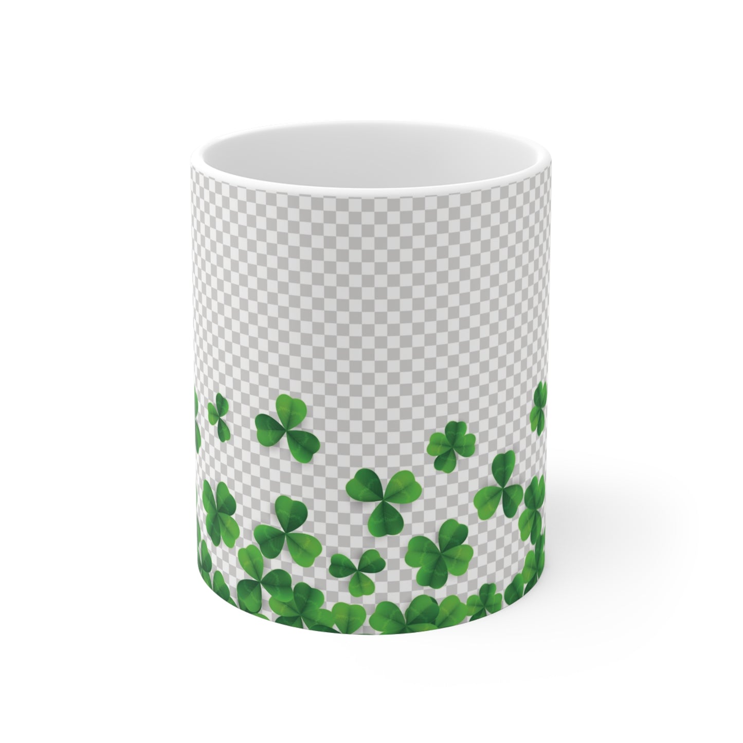 Lucky Clover 11oz Mug - Perfect for St. Patrick's Day or Everyday Enjoyment